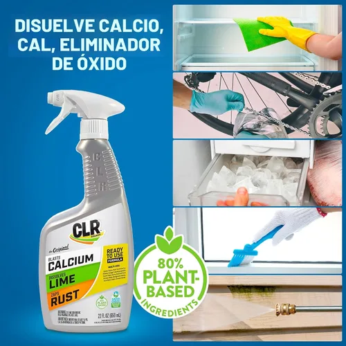 Vista 2 de CLR Marcas Calcio Lima & Removedor de óxido 22 oz. Botella pulverizadora