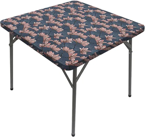 Vista 16 de Flying Birds - Mantel cuadrado elástico con diseño de pájaros en la rama de árbol, manteles decorativos de naturaleza y paz para el hogar, se adapta