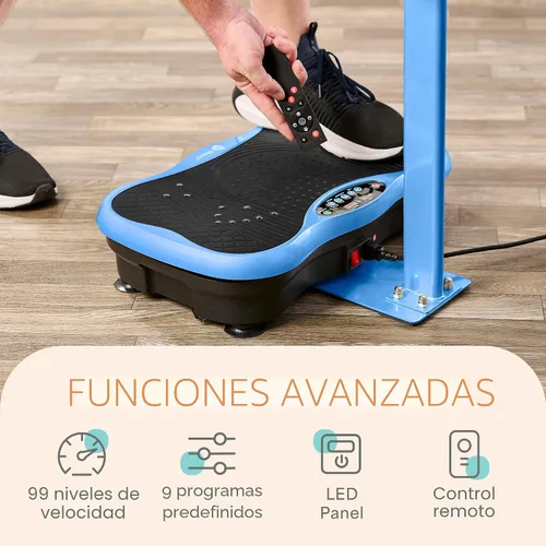 Vista 5 de Lifepro TrimLite Vibration Plate with Handle — Vibration Plate Exercise Machine with 99 Speed Levels, Bluetooth & Magnetic Acupoints — Whole Body