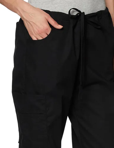 Vista 3 de Dickies EDS Signature Scrubs for Women, Drawstring Cargo Pants for Women in Soft Brushed Poplin 86206