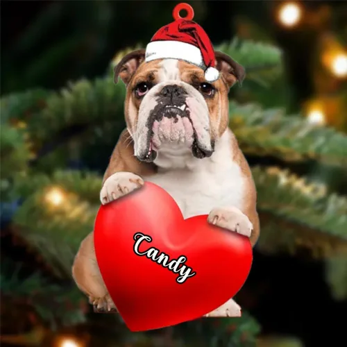 Vista 134 de Adornos de Navidad personalizados para perros, nombre personalizado, adorno de Malamute de Alaska, adornos acrílicos, regalos de Navidad, amantes