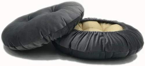 Vista 10 de Augld Paquete de 2 Cojines para Taburetes de Bar con Banda Elástica Cubierta de Taburete 12 Pulgadas Beige