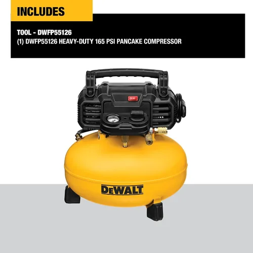 Vista 14 de Hotcakes Compresor DeWalt dwfp55126 6-galón 165 PSI