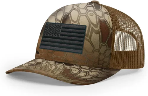 Vista 135 de Joe's USA Richardson 112 - Gorras de camionero con parche gráfico personalizado - Gorras estructuradas de cinco y seis paneles Richardson Premium