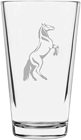 Vista 59 de Shetland Pony (cuerpo) - Vaso de pinta grabado con temática de caballo alternativo de 16 onzas