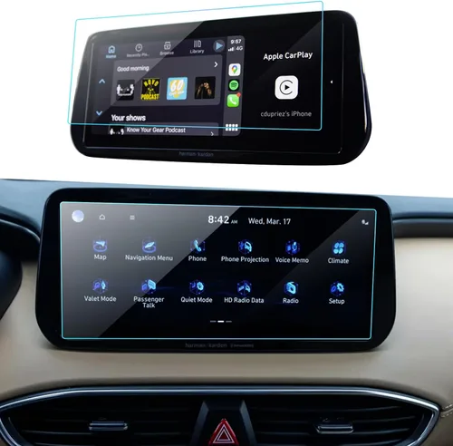 Vista 80 de Protector de pantalla de coche para Ford Edge 2024 2025 2023 2022 2021 (SE/SEL/ST-Line/Titanio/ST) Accesorios Protector de pantalla de vidrio