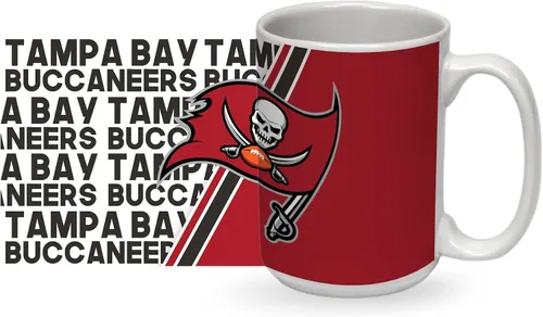 Vista 22 de Rico Industries NFL Football 15 oz White Ceramic Mug
