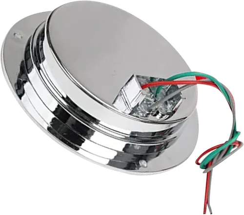 Vista 2 de Gama 2PCS 4 pulgadas redondo 24 LED luz trasera remolque/camión señal de giro trasera (rojo) (6605)