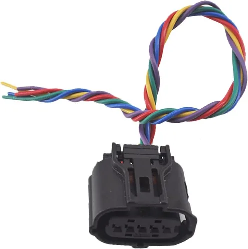 Vista 2 de Autowxjq Conector Hembra del Sensor de Flujo de Aire Masivo Enchufe Arnés Pigtail Compatible con Toyota Lexus Mazda Subaru
