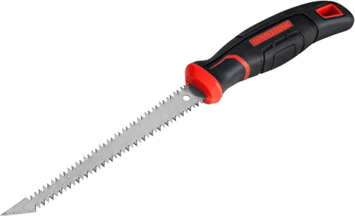 Vista 8 de HAUTMEC Sierra plegable para paneles de yeso con funda, sierra Jab de triple tierra 7TPI con hoja de acero de alto carbono, revestimiento negro