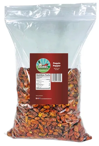 Vista 6 de Chile Pequin Pepper (Chile Pequin) Pimienta entera deshidratada: 1 oz, 2 oz, 4 oz, 8 oz, 1 libra, 2 lbs y 5 lbs! (1 oz)