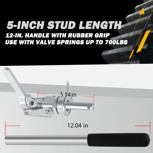 Vista 4 de Nuevo 66784 Stud Mount Valve Spring Compressor Remove & Install Valve Spring for all 3/8" & 7/16" Rocker Studs