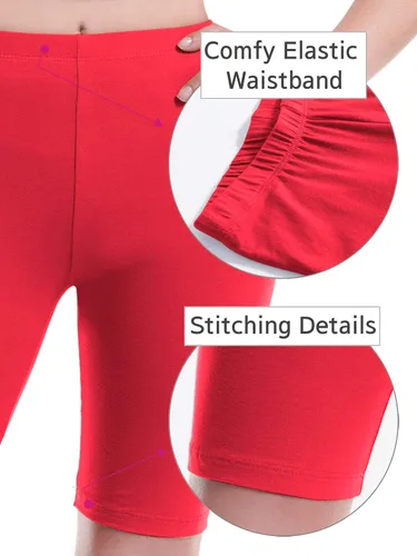 Vista 4 de Design by Olivia Pantalones cortos de yoga para mujer