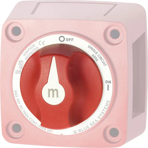 Vista 16 de Blue Sea Systems 6008200 Serie m-Series Mini Interruptor de batería Selector de 3 posiciones, negro