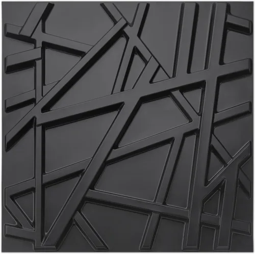 Vista 18 de Art3d Paneles decorativos 3D de pared de 19.7 x 19.7 pulgadas (paquete de 12), paneles de pared para el hogar, oficina, cafetería, color gris