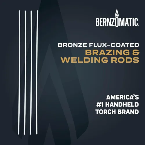 Vista 4 de Bernzomatic WB5 - Varillas de soldadura/soldador de bronce con revestimiento de flujo, 4 piezas