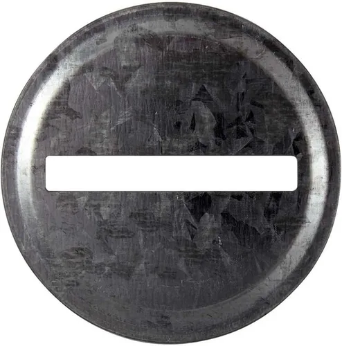 Vista 4 de Ranura para monedas con tapa de metal galvanizado para tarros de albañil, bola, conservas (paquete de 10, boca ancha)