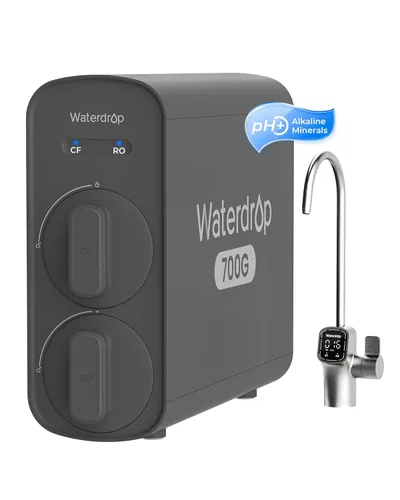 Vista 10 de Waterdrop G5P700 - Filtro de agua por ósmosis inversa, Certificado NSF/ANSI 58 y 372, Sistema de ósmosis inversa de flujo rápido de 700 GPD, Sistema