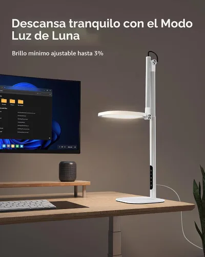 Vista 9 de LitONES Lámparas LED altas de escritorio para oficina en casa, cuidado
