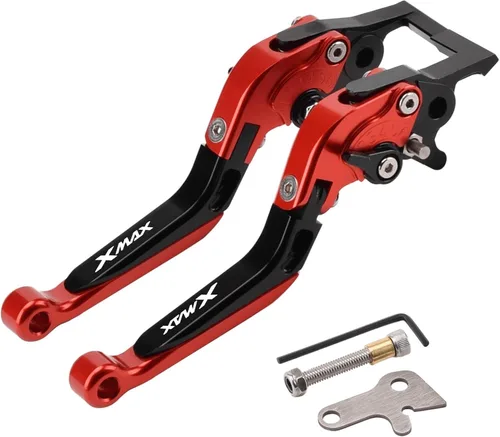 Vista 13 de Palanca de freno de embrague plegable ajustable para Xmax 125 250 300 400 XMAX250 XMAX300 2018 2023 (color : 7)
