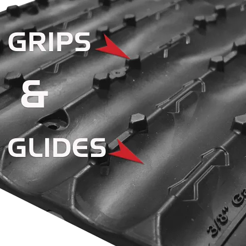 Vista 6 de Caliber Lowpro Grip Glides - Juego de 16 piezas y tracción de rampa Trax 13384 y 23060