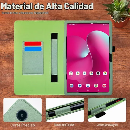 Vista 6 de ACdream Funda para Tablet T-Mobile Revvl Tab 2 de 10.1" Modelo 2025: 9185W (NO COMPATIBLE con Revvl Tab 5G de 10.36"), Funda Protectora Delgada