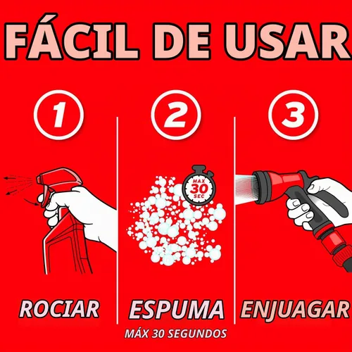 Vista 4 de Mothers Limpiador espumoso de ruedas y neumáticos, 24 onzas (05924)
