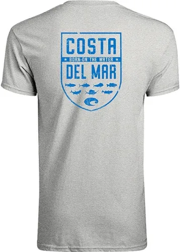 Vista 6 de Costa Del Mar Camiseta de manga corta Species Shield para hombre