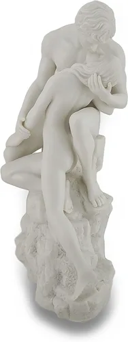 Vista 3 de Veronese Design Acabado de mármol blanco La escultura desnuda de la estatua de los amantes