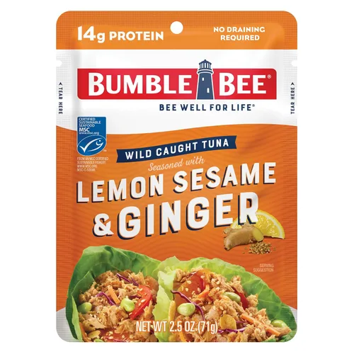 Vista 25 de Bumble Bee - Bolsa de atún sazonado con ajo asado y hierbas, 2.5 onzas