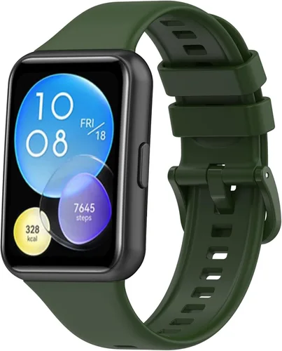 Vista 13 de Senter Correas de repuesto de goma suave de liberación rápida para Huawei Watch Fit 2 Smart Watch