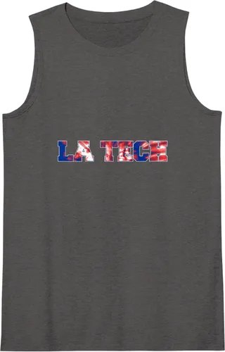 Vista 5 de Camiseta sin mangas con teñido anudado de los Louisiana Tech Bulldogs, Negro