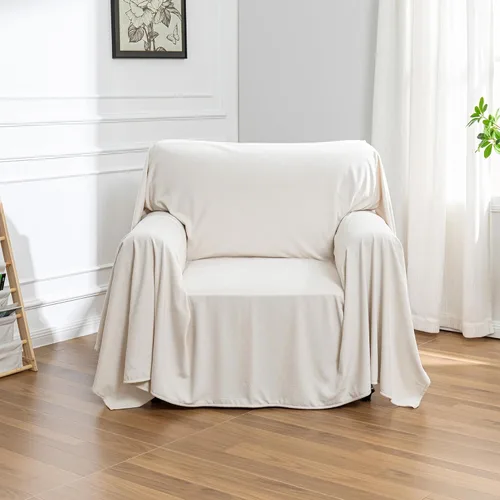 Vista 18 de MEETSKY Funda para silla reclinable, a prueba de arañazos, para gatos, fundas de sofá de gran tamaño, lavable para sofá individual, funda suave