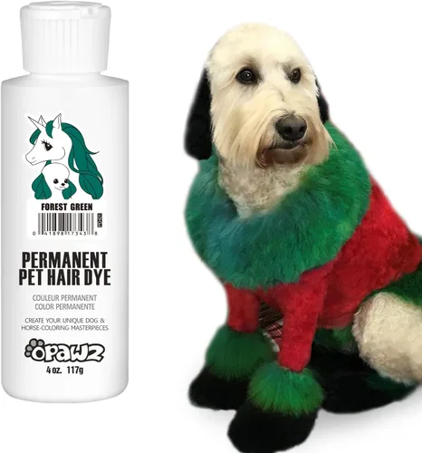 Vista 14 de OPAWZ Tinte permanente para el pelo de los perros, tinte para el pelo de las mascotas utilizado de forma segura por salones de aseo durante una