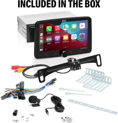 Vista 5 de BOSS Audio Systems BVCP9700A-CFL - Sistema estéreo para automóvil - Apple CarPlay, Android Auto, DIN único con pantalla táctil de 7 pulgadas