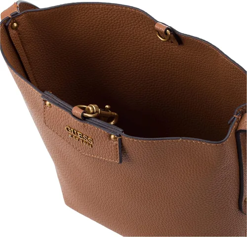 Vista 5 de GUESS Eco Brenton Cubo, Marrón Multicolor
