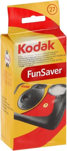 Vista 4 de Kodak FunSaver - Cámara de un solo uso de 1.378 in con flash