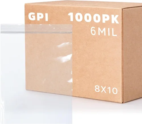 Vista 12 de GPI - 6 mil, extra resistente, bolsas de plástico transparentes con cremallera resellable de 2 x 5 pulgadas, resistentes a perforaciones, bolsas