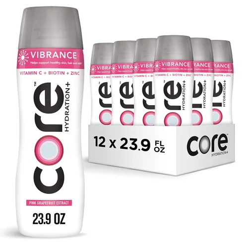 Vista 10 de CORE Hydration+ Calm, Agua de Nutrientes Mejorada con Esencia de Pepino y L-Teanina, Botella de 23.9 fl. oz (Paquete de 12)