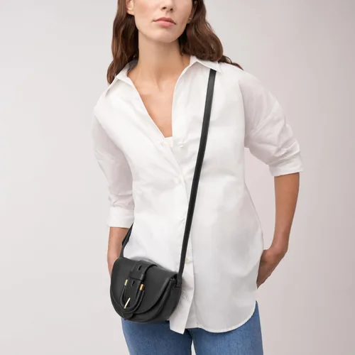 Vista 4 de Fossil Women's Harwell Leather Small Flap Crossbody Purse Handbag