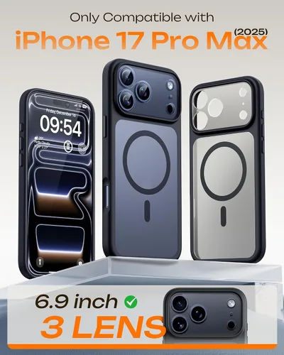 Vista 289 de TOCOL Funda para iPhone 11, compatible con Magsafe, protección completa de cámara, imanes integrados, protección contra caídas, funda translúcida
