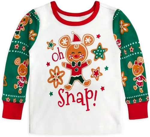 Vista 2 de Disney Mickey y Minnie Mouse Holiday PJ PALS para bebé