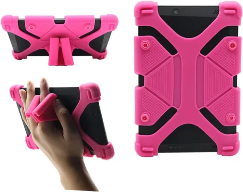 Vista 3 de CHINFAI Funda universal para tablet de 8 pulgadas, funda protectora de silicona de 7.9 a 9 pulgadas para Galaxy Tab 4/A/S2/E 8.0, F i r e HD 8/HDX