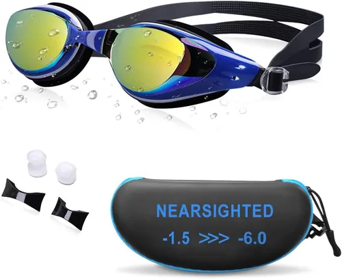 Vista 6 de Gafas de natación miope, Gafas de natación de visión corta