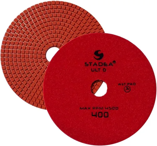 Vista 14 de PPW152X Almohadillas de pulido de granito 7 "Almohadilla de diamante 50 Grit para granito piedras de cuarzo pulido