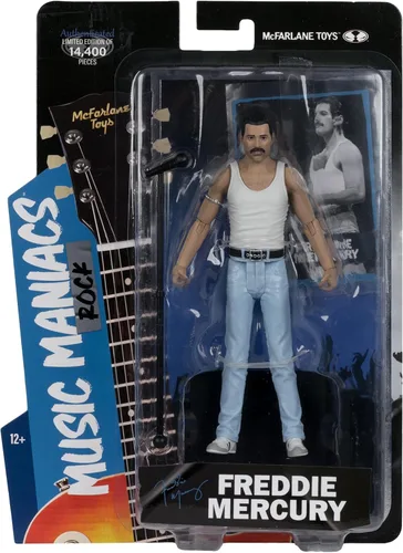 Vista 7 de McFarlane Toys - Figura de acción de Music Maniacs Rock Freddie Mercury de 6 pulgadas