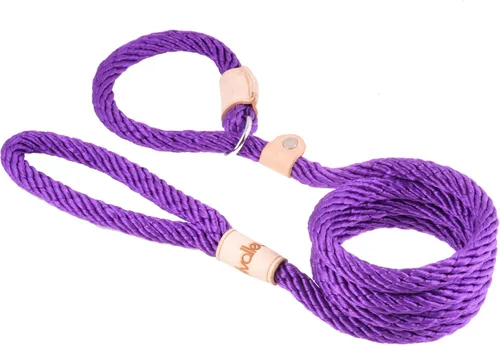 Vista 42 de Alvalley Correas de cuerda para perros con tapón, correas antideslizantes para mascotas para perros, correa suave trenzada sin tirones, ajustable