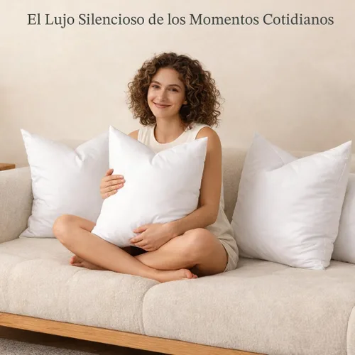 Vista 4 de puredown® Relleno de almohada de 18 x 18 pulgadas, relleno de plumas