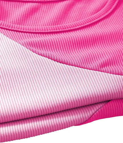 Vista 4 de SweatyRocks Camiseta sin mangas de punto acanalado de verano para mujer