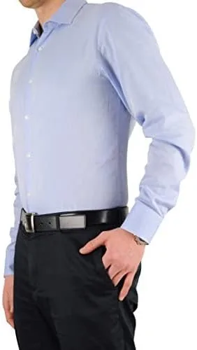 Vista 6 de BELTAWAY Mantén las camisas metidas en Tuck N Stay extra agarre, cinturón elástico ajustable, aspecto limpio para el trabajo, vestido casual, Negro